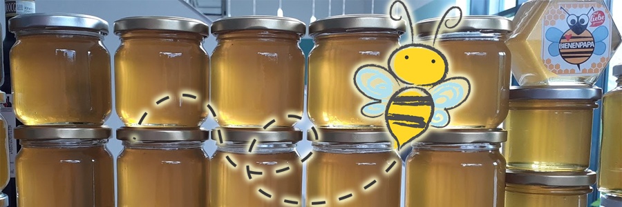 Wieviel Flugkilometer müssen Bienen für Dein Honigglas zurücklegen?